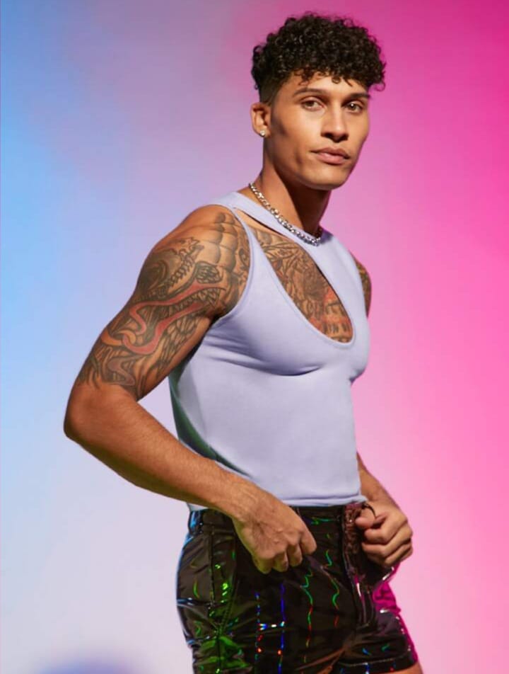 Manfinity Rebel Game Men Cut Out Front Tank Top